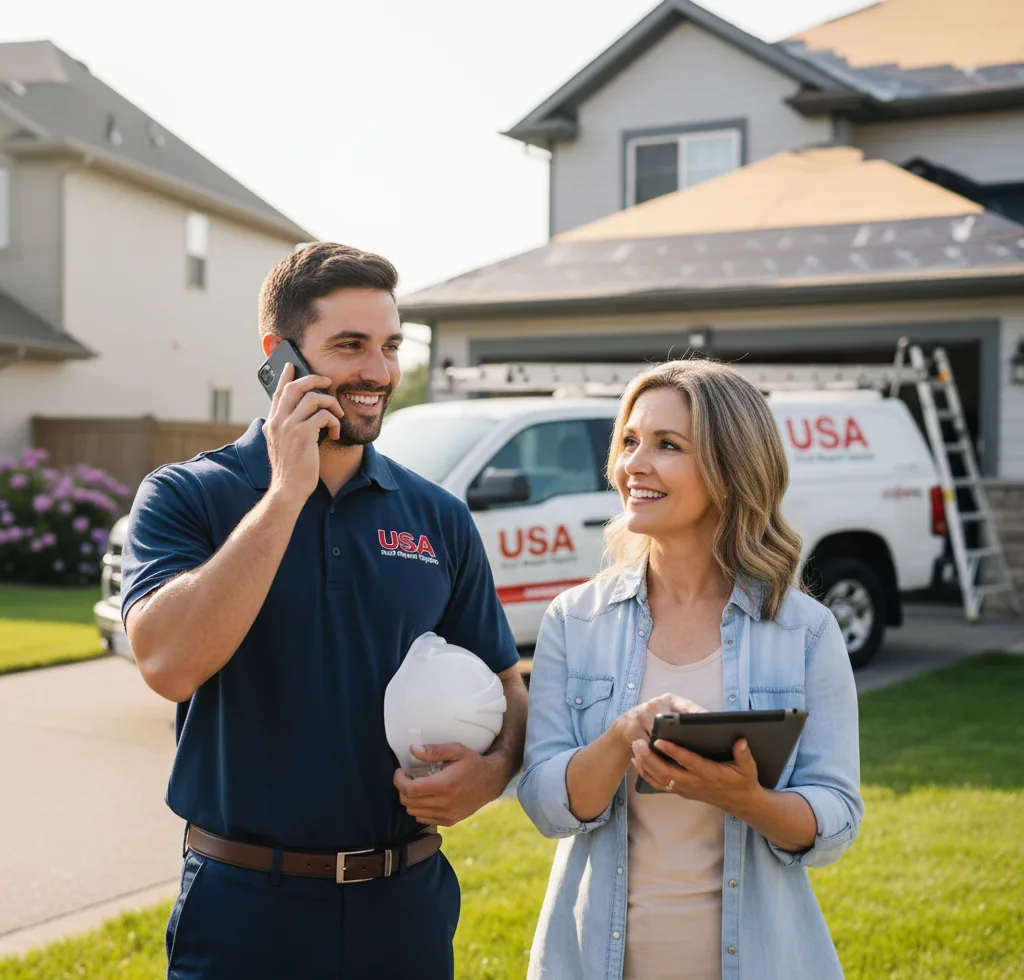USA Roof Repair Experts customer support in Princeton